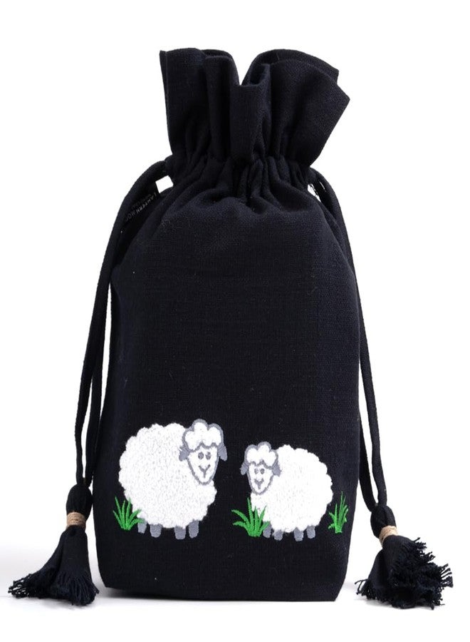 Lantern Moon Meadow Drawstring Bag - Image 1