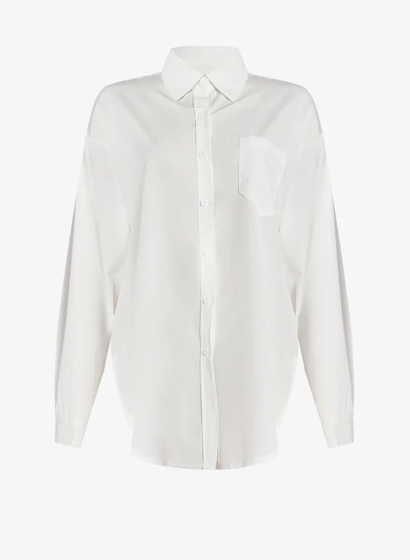 Ginger Plus Button Down Oversize Shirt