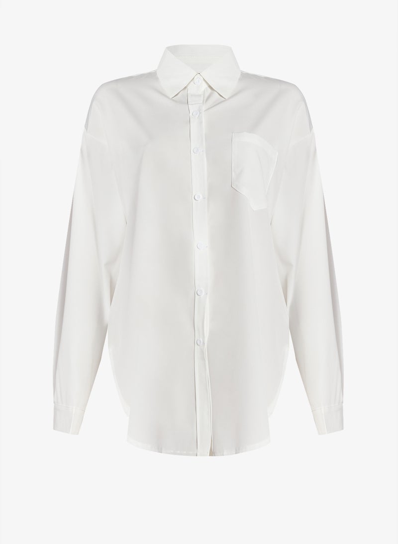Ginger Plus Button Down Oversize Shirt - Image 1