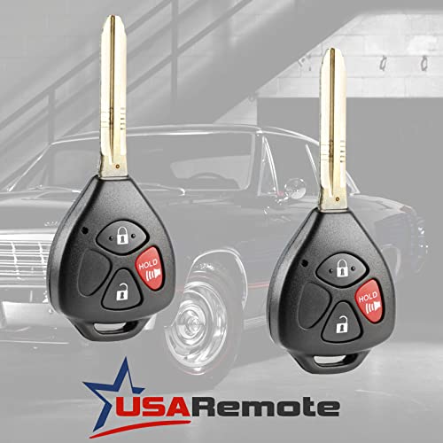 USARemote Key Fob Keyless Entry Remote fits 2007-2010 Toyota Rav4 / 2008-2012 Scion xB (HYQ12BBY, Set of 2) - Image 2
