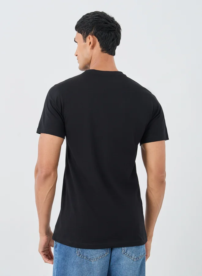 Styli Styli Solid Heavy Jersey Longline T-Shirt