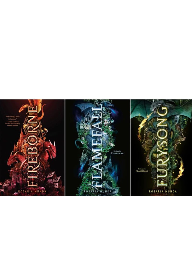 null - The Aurelian Cycle Series 3 Books Set - Fireborne, Flamefall, Furysong - Image 1