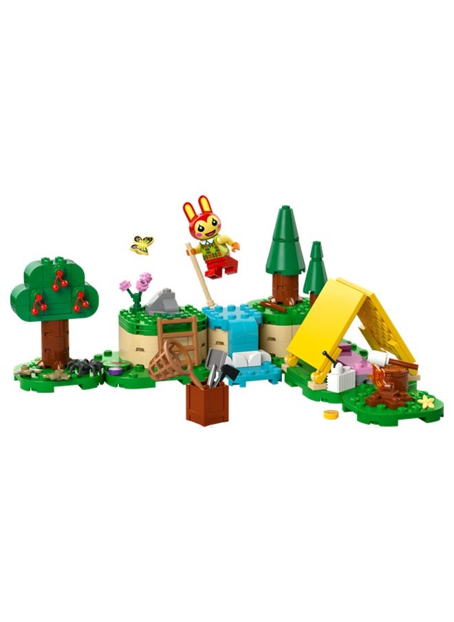 LEGO 77047 Animal Crossing Bunnie’S Outdoor Activities Buildable Creative Playset For Kids, Toy Tent And Rabbit Minifigure From The Video Game Series; Birthday Gift For Girls And Boys Aged 6 And Over (164 Pieces)  - Image 4
