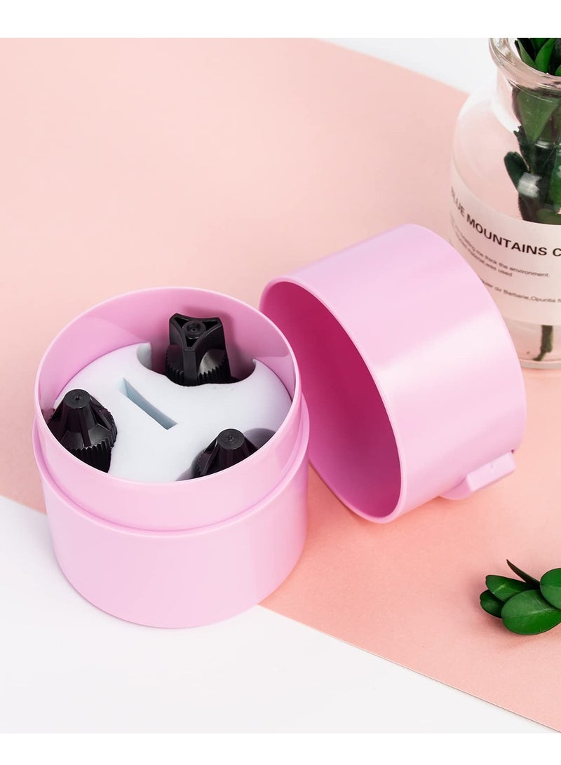 SYOSI Eyelash Glue Storage Container Pink Sealing Extension Eyelash Glue Jar Storage Tank Eyelash Extensions Airtight Lash Glue Holder Tank Jar Adhesive Eyelash Extension Supplies Pink - Image 5