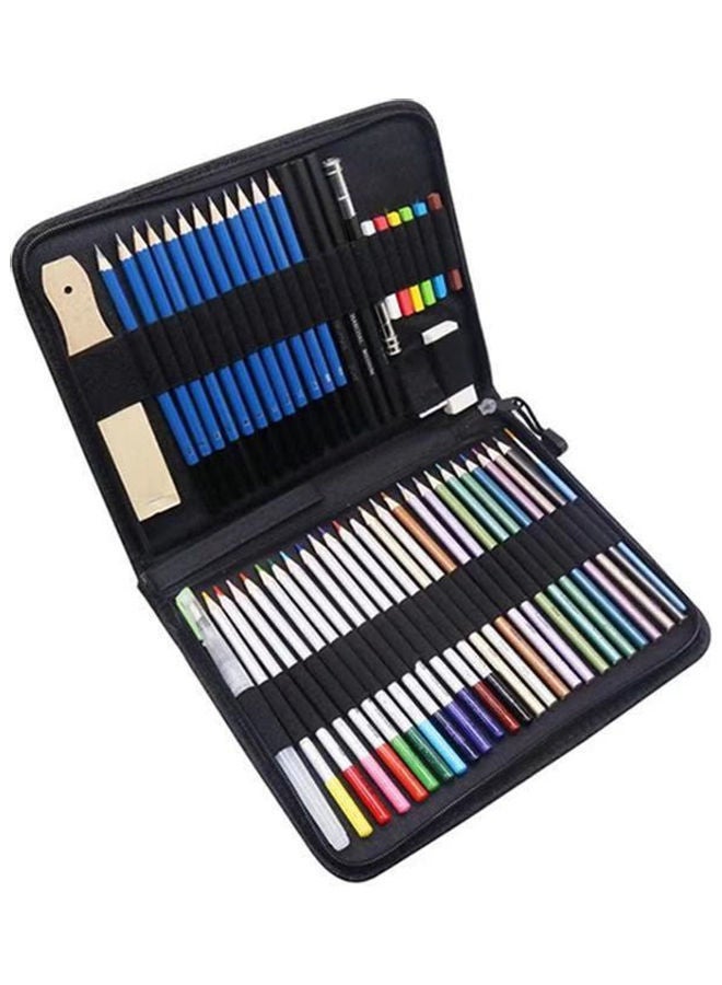 NIBEMINENT 51-Piece Pencil Kit Multicolour - Image 1