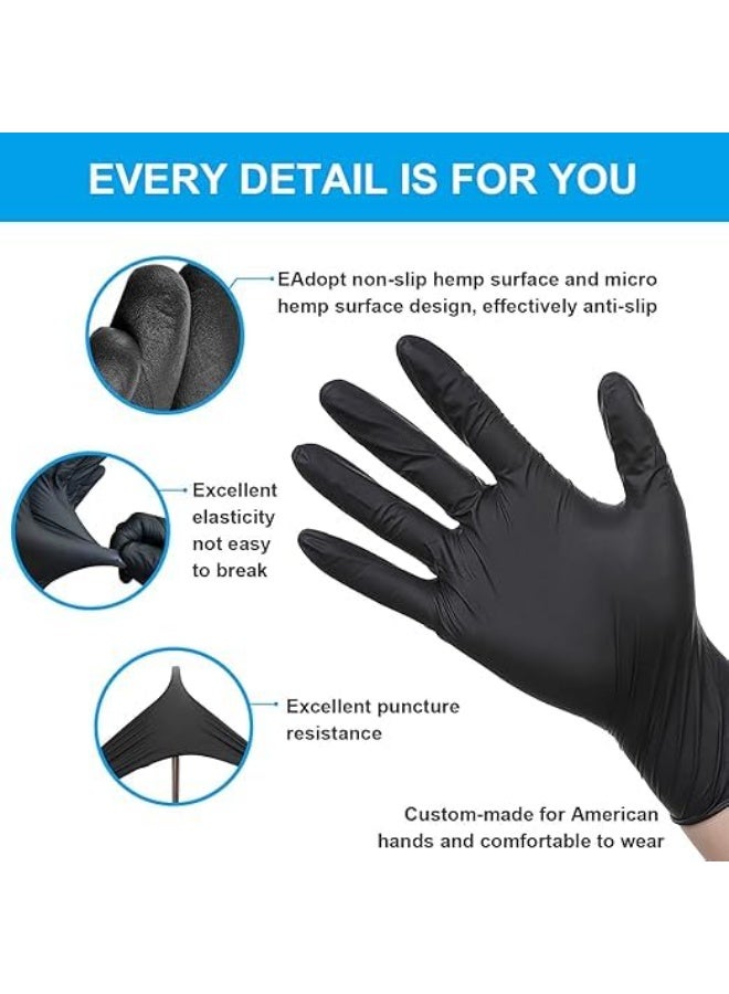 Powder-Free Nitrile Gloves – Food-Grade, Durable & Latex-Free, Pack of 100 for Safe Daily Use - Image 2