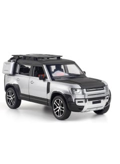 Toyland 1:24 Scale Die-Cast SUV Model with Lights, Sounds & Pull-Back Action – Opening Doors & Detailed Interior  - Image 1