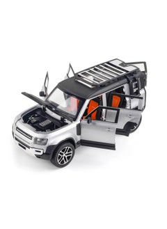 Toyland 1:24 Scale Die-Cast SUV Model with Lights, Sounds & Pull-Back Action – Opening Doors & Detailed Interior  - Image 2
