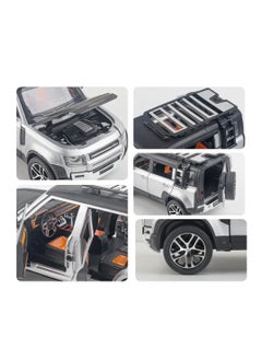Toyland 1:24 Scale Die-Cast SUV Model with Lights, Sounds & Pull-Back Action – Opening Doors & Detailed Interior  - Image 3