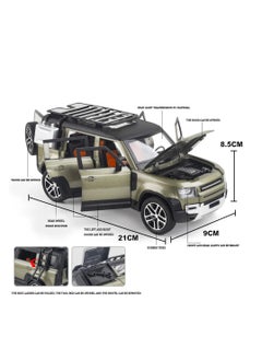 Toyland 1:24 Scale Die-Cast SUV Model with Lights, Sounds & Pull-Back Action – Opening Doors & Detailed Interior  - Image 5