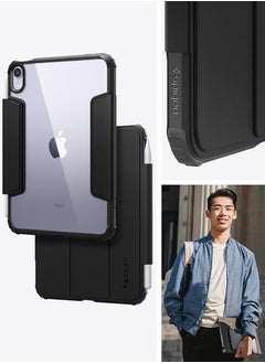 Spigen Ultra Hybrid Pro for iPad Mini 7 (2024) / 6 case cover (2021) - Black  - Image 4