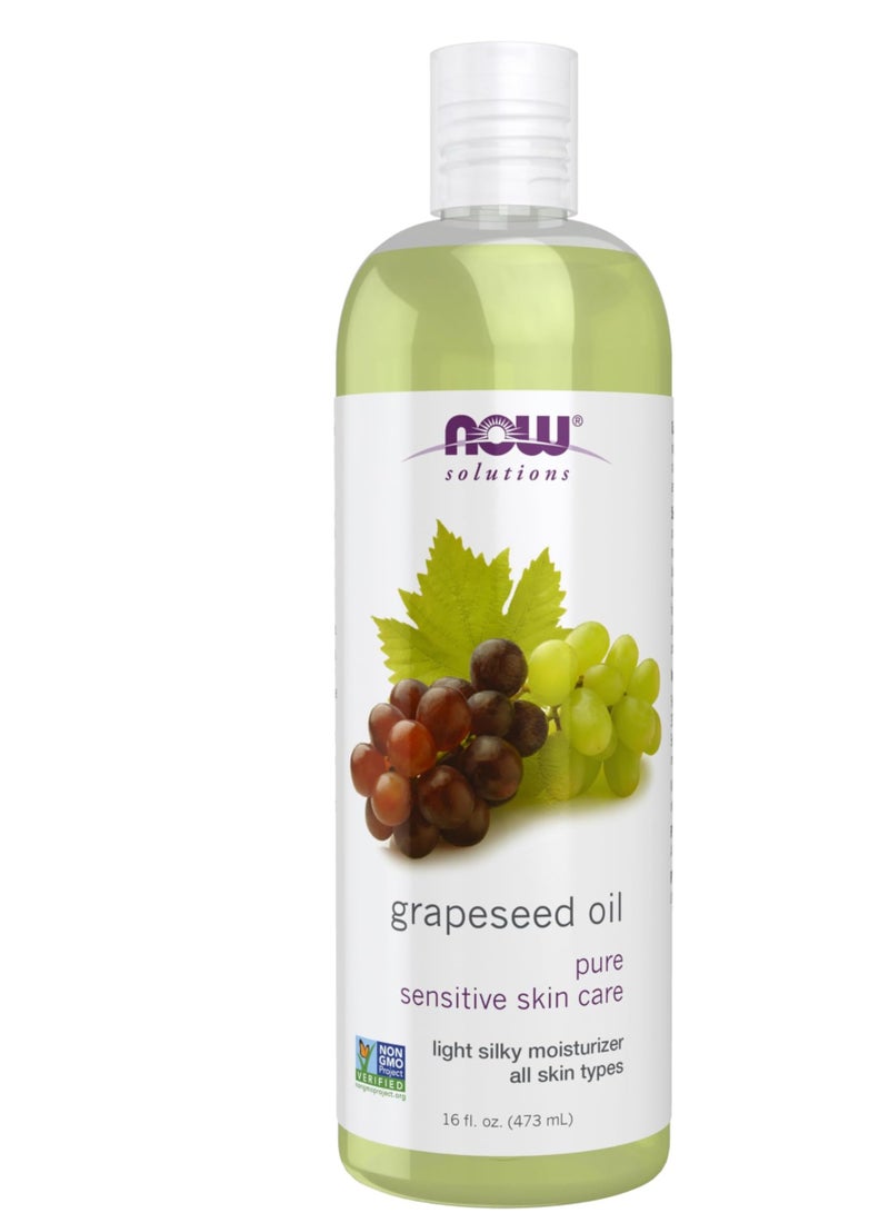 Now Grapeseed Oil 473Ml