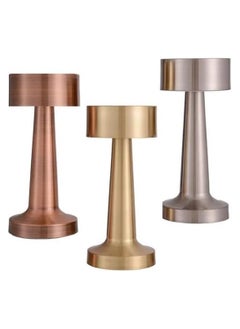 VIO Portable Cordless LED Lamp Bedside Night Light with Touch Sensor 3 Color Changing Rechargeable Table Lamp Portable Desk Lamp for Kids Nursery Home Bedroom Nursery Restaurant Cafe Bar Silver  - Image 2