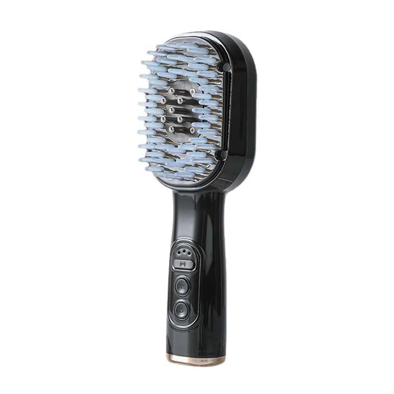 Portable Scalp Massager 7.28 Inches ABS - Vibration Comb Three-in-One Electric Hair Brush for Daily Use - Image 4