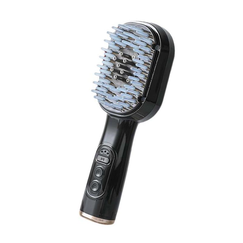Portable Scalp Massager 7.28 Inches ABS - Vibration Comb Three-in-One Electric Hair Brush for Daily Use - Image 1