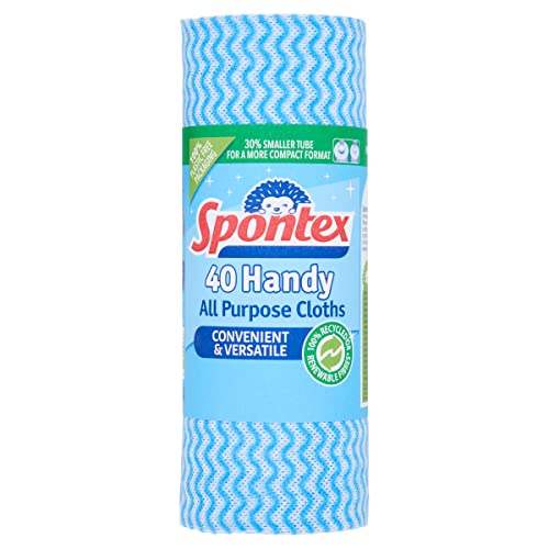 Spontex 40 Handy All Purpose Cloths - Image 1