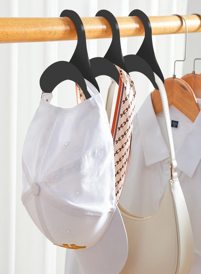 RupeeRise 10 Pcs Bag Hanger, Hanger for Wardrobe, Bag Holder for Table, Closet Organizers for Handbag Storage Organizer, S Hooks for Hanging in Dorm Rooms and Office Spaces(Black and White) - Image 3