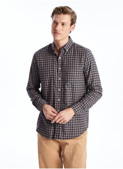 Regular Fit Long Sleeve Plaid Men's Shirt - pzsku/Z17C560310D6588F06C1AZ/45/_/1735652084/974aa839-6a4f-413b-a8e4-53712478c298