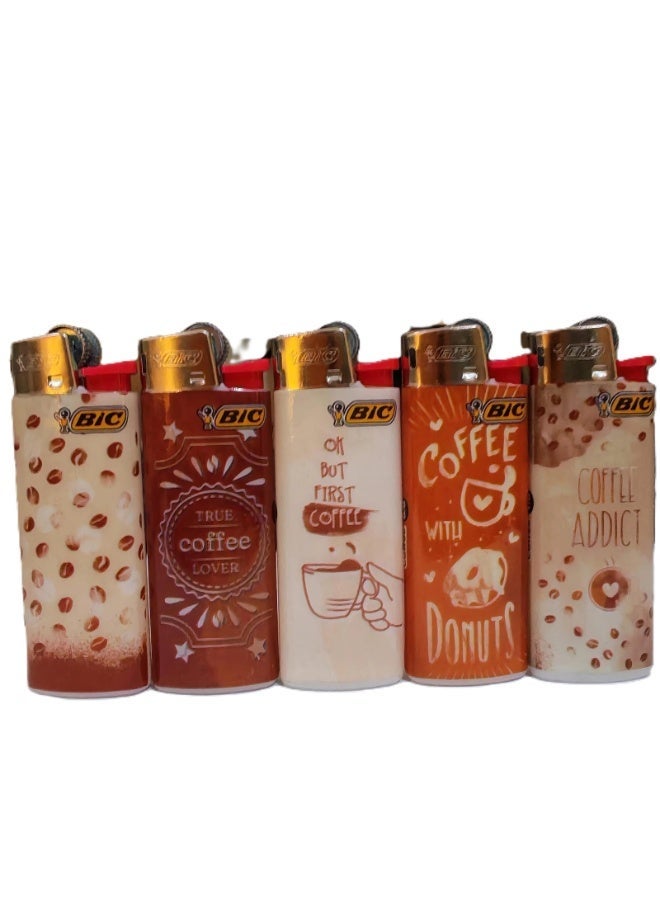 BIC J5 Limited Edition Coffee-themed Mini Lighters - Tray of 50 - Image 5
