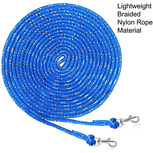 Rypet Reflective Cat Long Leash - 30 FT Escape Proof Walking Leads Yard Long Lead Durable Safe Personalized Extender Leash Traning Play Outdoor for Kitten, Puppy, Rabbit and Small Animals - Image 2
