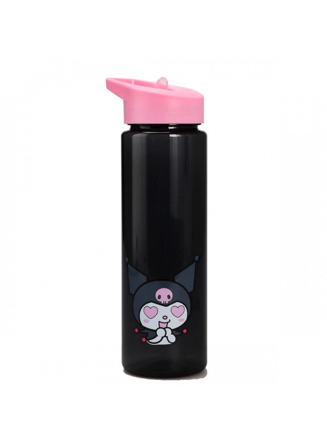 Bioworld Sanrio Kuromi Heart Eyes 24 Oz Single Wall Water Bottle - Image 1