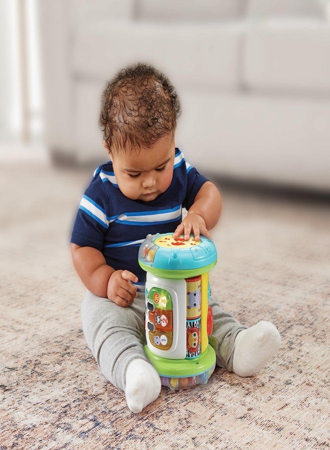 VTech - 3 in 1 Interactive Magic Roller, Multi-Activity Toy for Babies from 6 Months, Drum, Piano and Activity Center, Music Learning, Teaches Basic Vocabulary, - Image 4