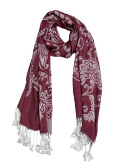 P01 Dark Red / White