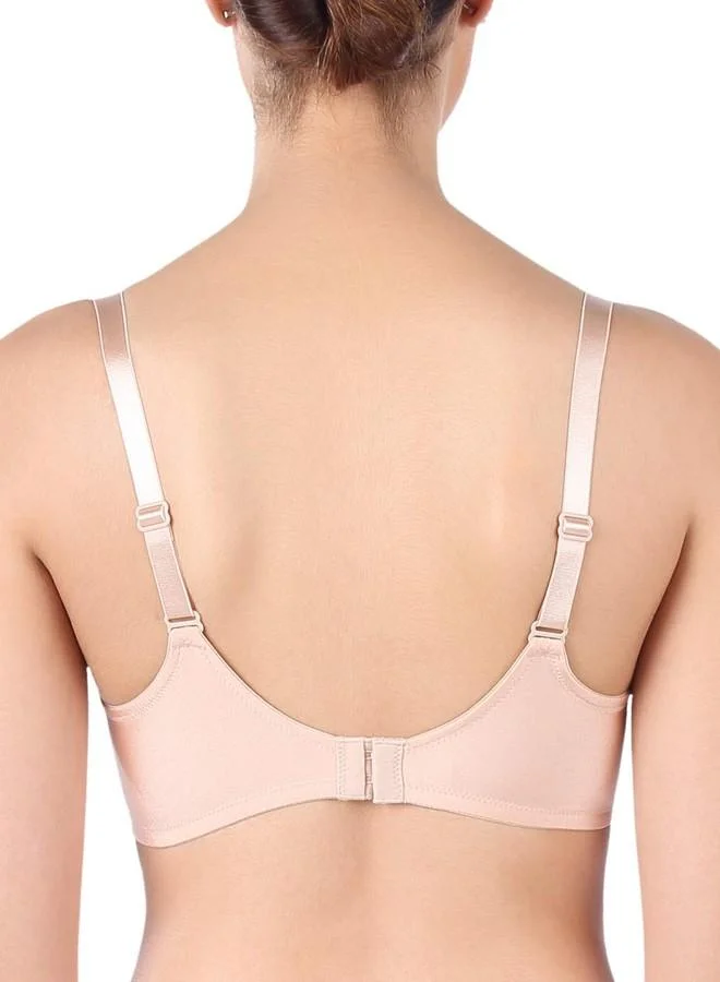 ترايامف Triumph International Women's Padded | Underwire | Polyester Modern Finesse 40D Neutral Beige | Full-Coverage Spacer Cup Bra | Pack of 1