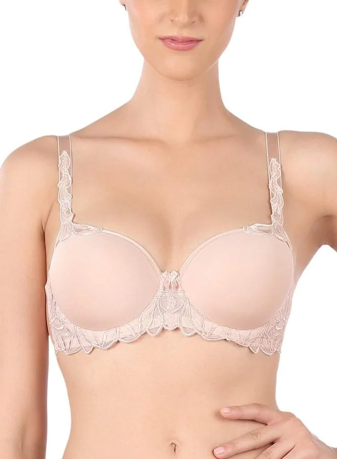 ترايامف Triumph International Women's Padded | Underwire | Polyester Modern Finesse 40D Neutral Beige | Full-Coverage Spacer Cup Bra | Pack of 1