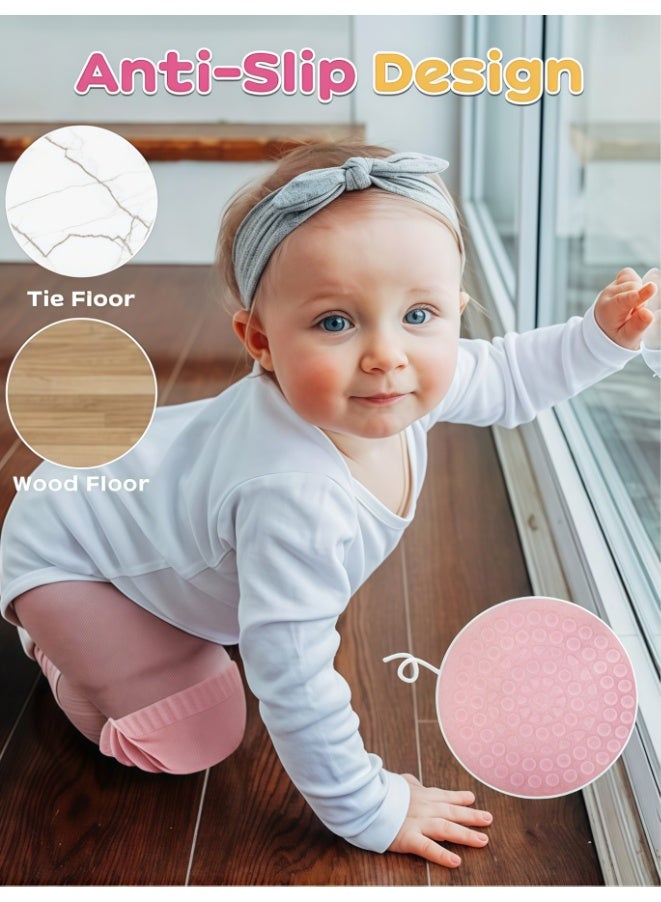 5 Pairs Baby Knee Pads for Crawling, Anti-Slip Product to Protect Infants & Toddlers Knees, Elbows and Legs, Breathable Mesh for Boys Girls (multicolored) - Image 3