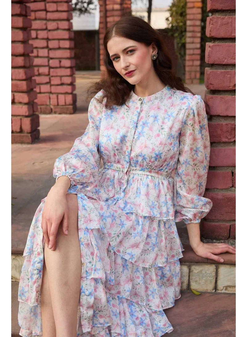 Luxe & Hardy فستان لوكس آند هاردي أمور المطبوع