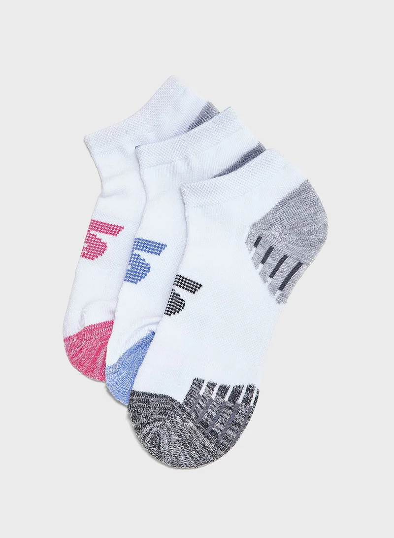 SKECHERS 3 Pack Low Cut Socks