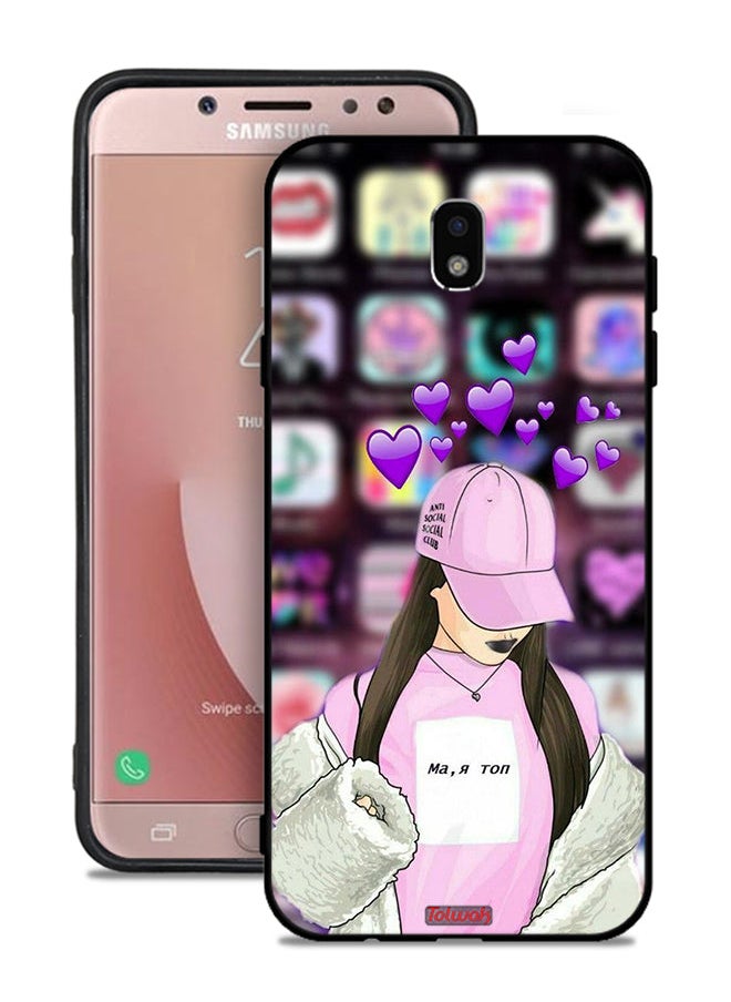 Tolwak - Samsung Galaxy J7 Pro Protective Case Cover Anti Social Club - Image 1