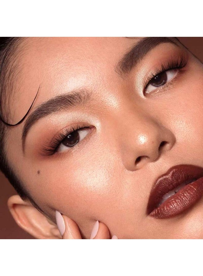 كيروميرو رموش ذات مظهر طبيعي رموش صناعية Wispies قصيرة رموش من المنك الصناعي رقيق 14 مللي متر عين القطة رموش ناعمة شريط رموش - Image 2