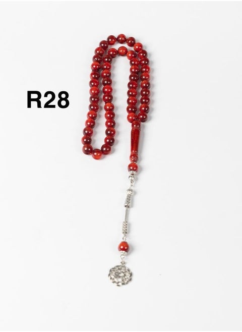 Men's rosary, size 10 ml, number of beads 51, model R28