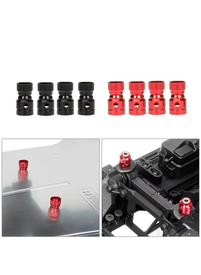 4pcs Red Magnetic Remote Control Car Body Hole Locator Tool For Tamiya HSP MST RC - Image 2