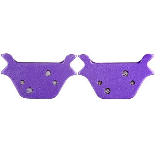 ECCPP FA200 Rear Brake Pads Fit for Dyna 1992-1999, Dyna Glide 1992, Fatboy 1998, Heritage Softail 1991 1993-1996, Heritage Springer 1998 Softail Springer 1997 Sportster 883 1986-1999 Carbon Fiber - Image 4