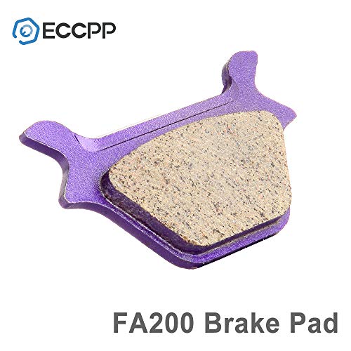 ECCPP FA200 Rear Brake Pads Fit for Dyna 1992-1999, Dyna Glide 1992, Fatboy 1998, Heritage Softail 1991 1993-1996, Heritage Springer 1998 Softail Springer 1997 Sportster 883 1986-1999 Carbon Fiber - Image 2