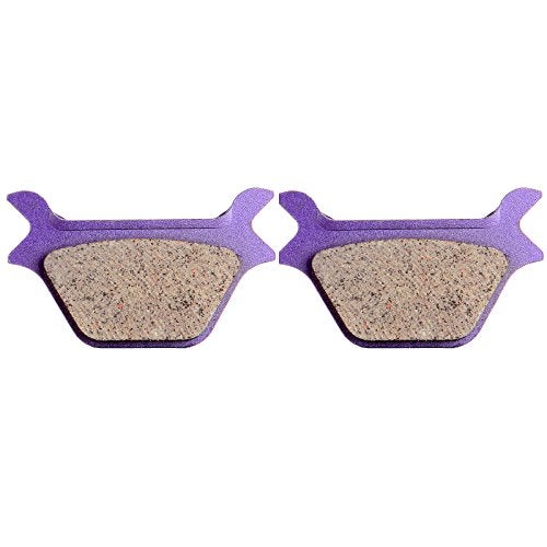 ECCPP FA200 Rear Brake Pads Fit for Dyna 1992-1999, Dyna Glide 1992, Fatboy 1998, Heritage Softail 1991 1993-1996, Heritage Springer 1998 Softail Springer 1997 Sportster 883 1986-1999 Carbon Fiber - Image 1
