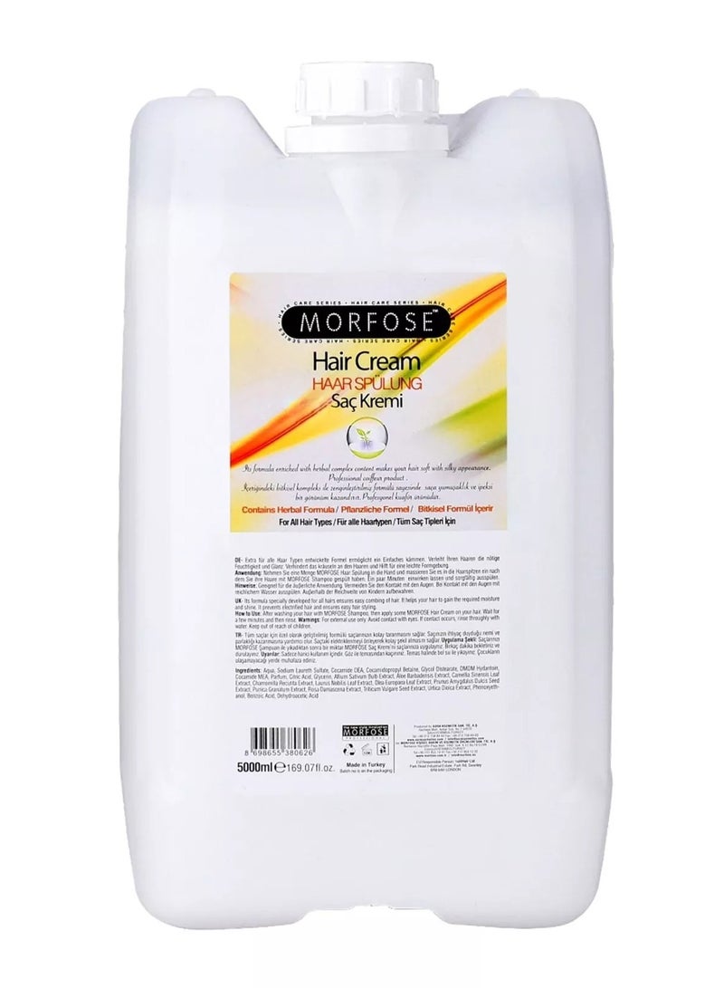 مورفوز كريم الشعر العشبي من مورفوس 5000 مل - تركيبة احترافية للترطيب ومقاومة الكهرباء الساكنة - Image 1