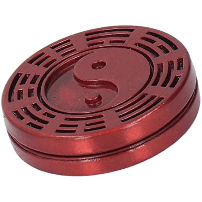 Jiawu ADHD Push Slider Toy Adult Portable Metal Haptic Sensory Toy, Stress Relief, Ergonomic Design, Portable Design (Red) - Image 1