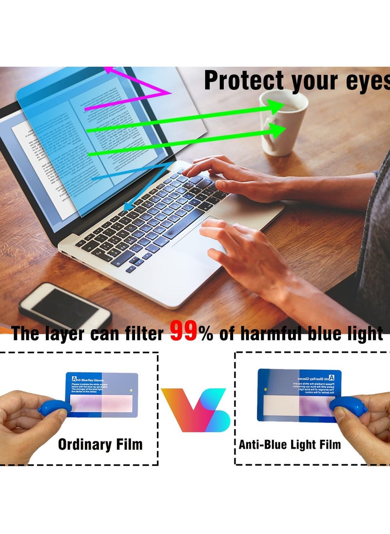 Upgrade Anti Blue Light Laptop Screen Protector for MacBook Pro 14 Inch (M4/M3/M2 Pro /M2 Max /M1 Pro /M1 Max) Model A3112/A3185/A3401/A2992/A2918/A2442/A2779, Scratch Resistance  Eye Protection,Mat