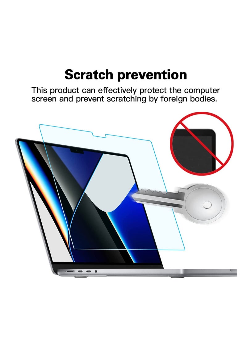 Upgrade Anti Blue Light Laptop Screen Protector for MacBook Pro 14 Inch (M4/M3/M2 Pro /M2 Max /M1 Pro /M1 Max) Model A3112/A3185/A3401/A2992/A2918/A2442/A2779, Scratch Resistance  Eye Protection,Mat