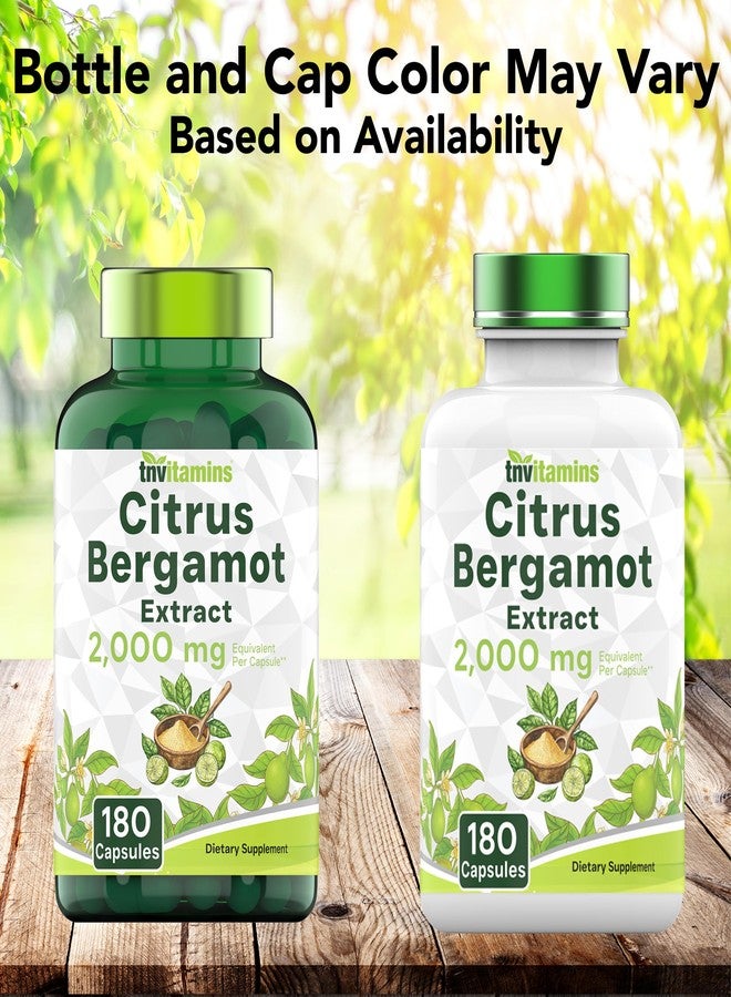 tnvitamins Citrus Bergamot 2000mg - 180 Capsules | Ultra Potent Citrus Bergamot Supplement 2000 mg Per 1 Capsule Serving | 6 Month Supply! | Non-GMO | Made in The USA! - Image 5