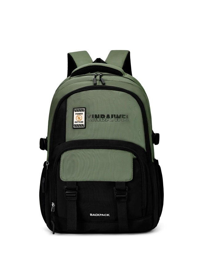 College students' campus, high school students' backpack craze, junior high school and senior high school casual backpacks, business backpacks for middle and primary school students, large-capacity backpack - Image 1