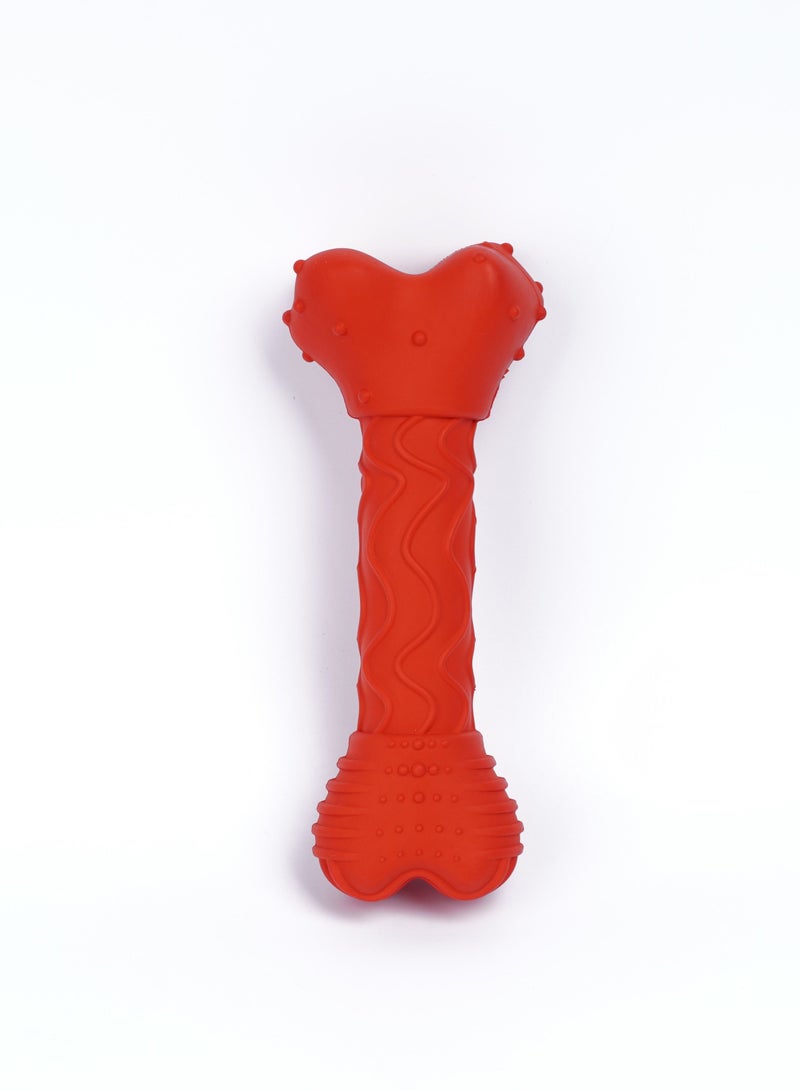 GULFLINK Non Toxic Natural Rubber Squeaky Toy For Dogs Red - Image 2