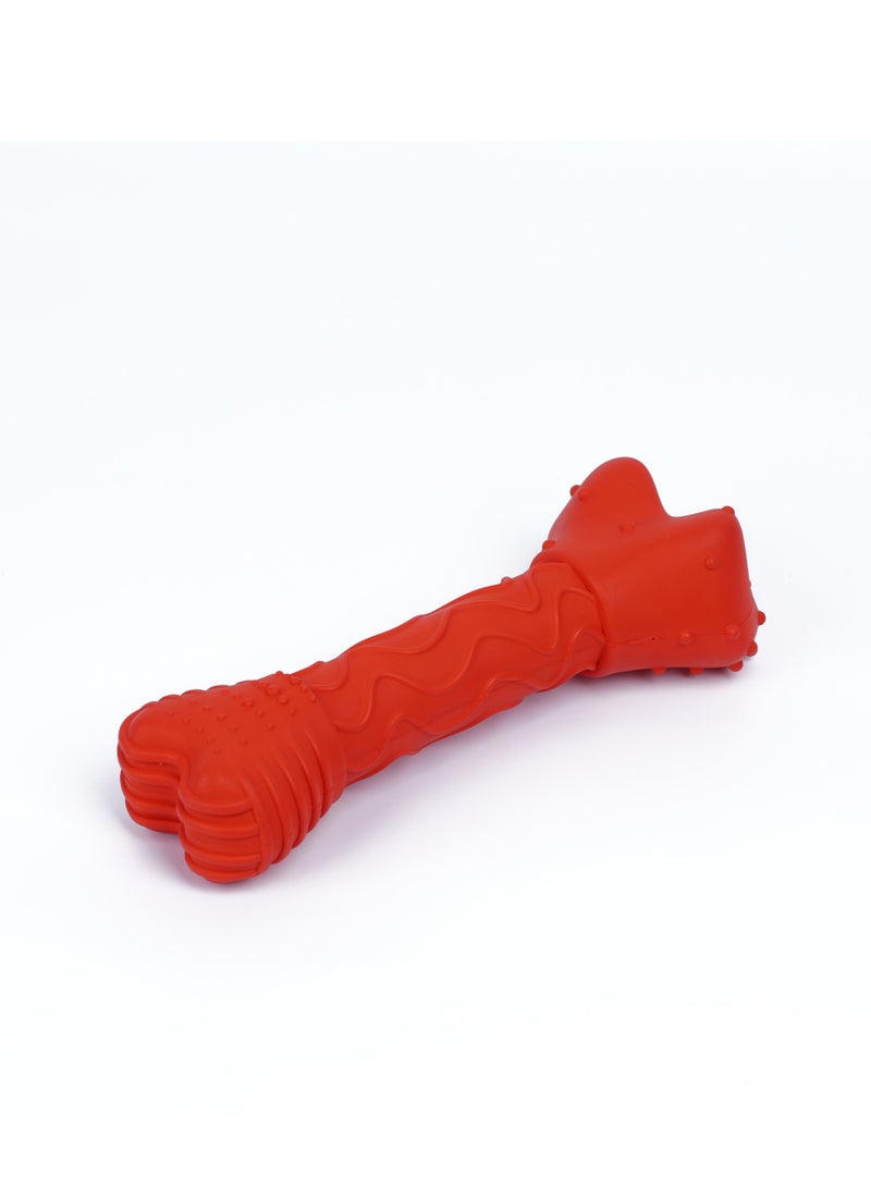 GULFLINK Non Toxic Natural Rubber Squeaky Toy For Dogs Red - Image 3