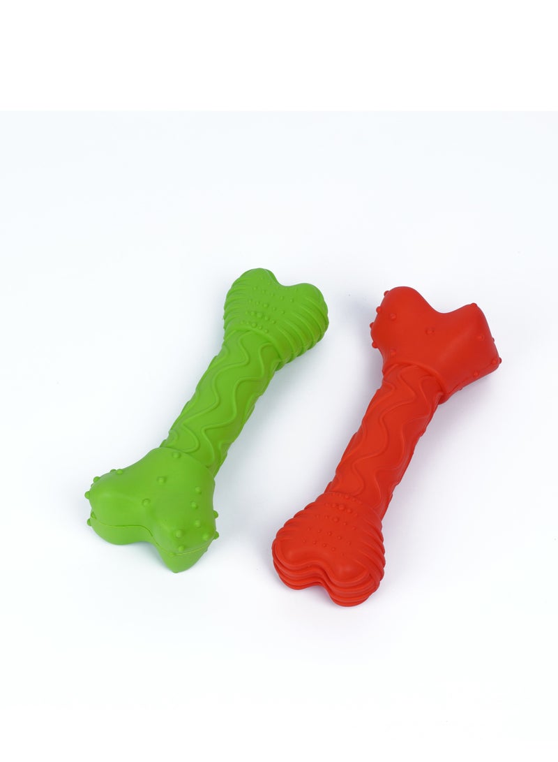 GULFLINK Non Toxic Natural Rubber Squeaky Toy For Dogs Red - Image 4