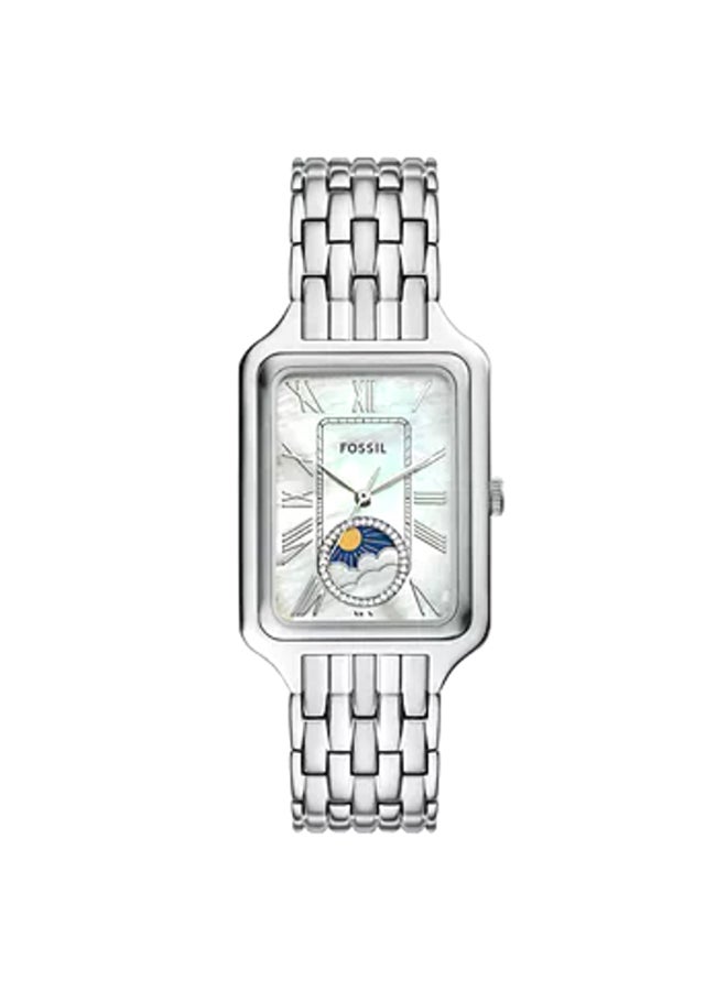 FOSSIL Women Raquel Sun Moon Multifunction Stainless Steel Watch - Image 1