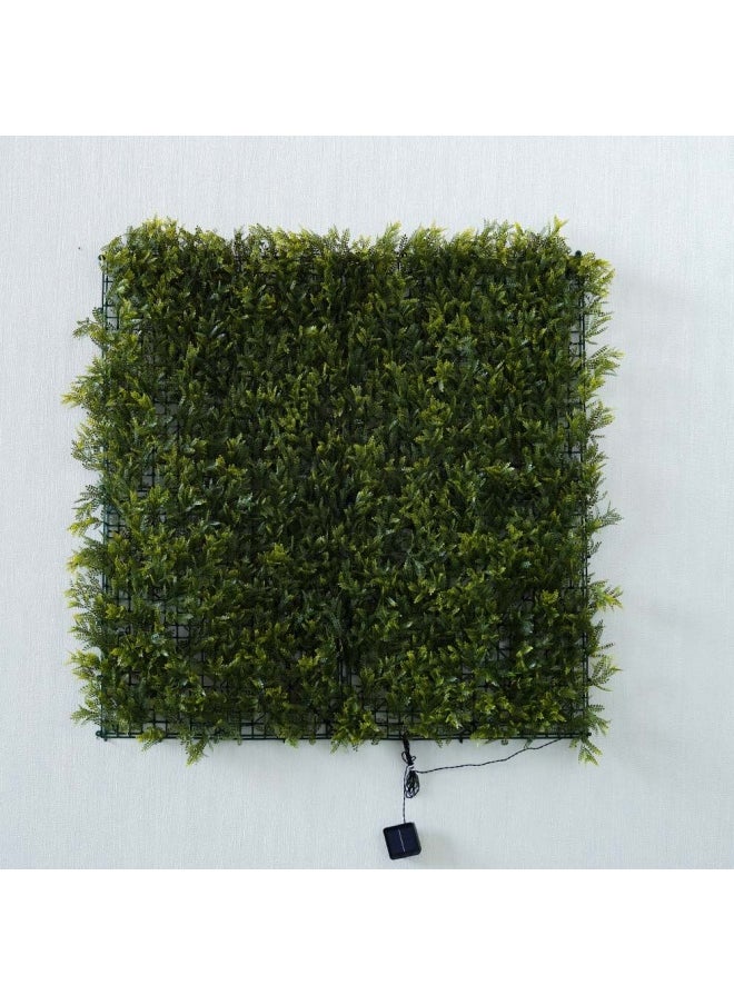 DANUBE HOME Artificial Fence with Led Solar Light 100X100Cm – Mimosa  - Image 3